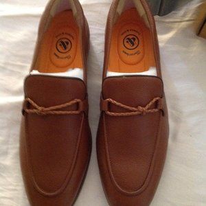 Thomas & Vine Men's Finegan Brown Leather loafers 11.5 - New in Box